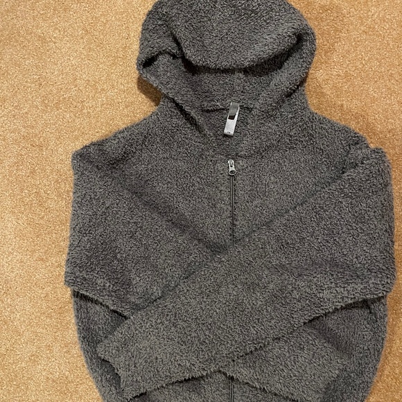 Skims Cozy Knit Hoodie, Dark Grey (Smoke) NWT/NIB, size XXS/XS - Picture 1 of 3